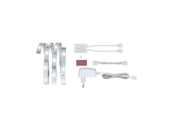 Paulmann 709.54, Universale lysstriper, Innendørs, Klebende teip, Hvit, Plast, II