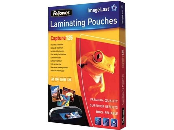 Lamineringslommer Fellowes A5 125 micron 154x216mm (100 stk.)