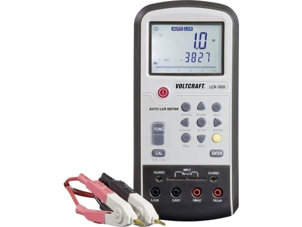 LCR-målebro VOLTCRAFT LCR-300 CAT I digitalt display (counts) 20000