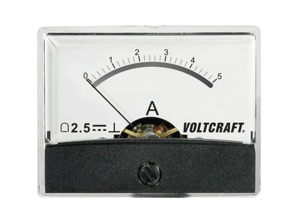 Voltcraft AM-60X46/5A/DC innebygd måleenhet AM-60X46/5A/DC 5 A bevegelig spole (AM-60X46/5A/DC)