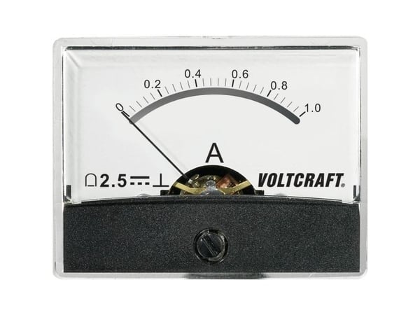 VOLTCRAFT AM-60X46/1A/DC måleapparat for innbygging 1 A dreiespole