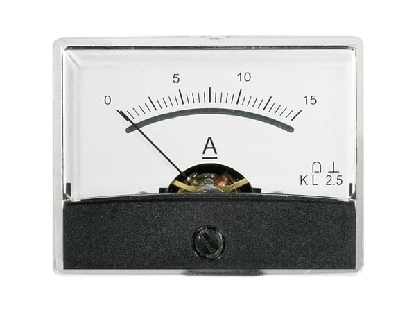 VOLTCRAFT AM-60X46/15A/DC installasjonsmåleinstrument 15 A dreiespole