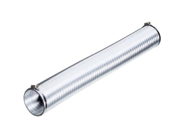 Wallair N51808 fleksibelt ventilasjonsrør i aluminium (Ø x L) 10 cm x 2,5 m, sølv