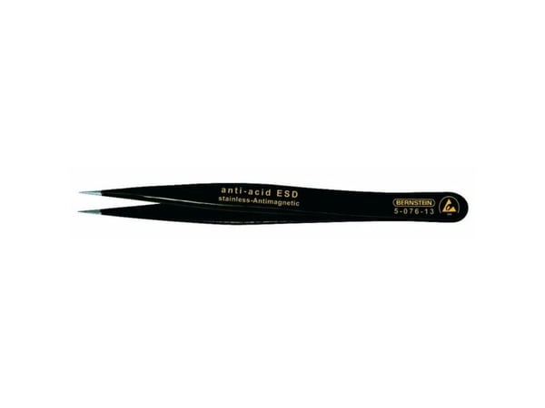 Bernstein 5-076-13, Rustfritt stål, Svart, Spiss, Rett, 19 g, 120 mm