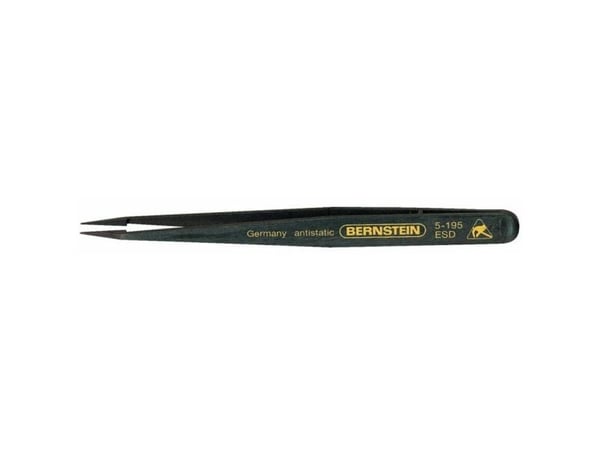 Bernstein 5-195, Plast, Svart, Spiss, Rett, 5 g, 120 mm