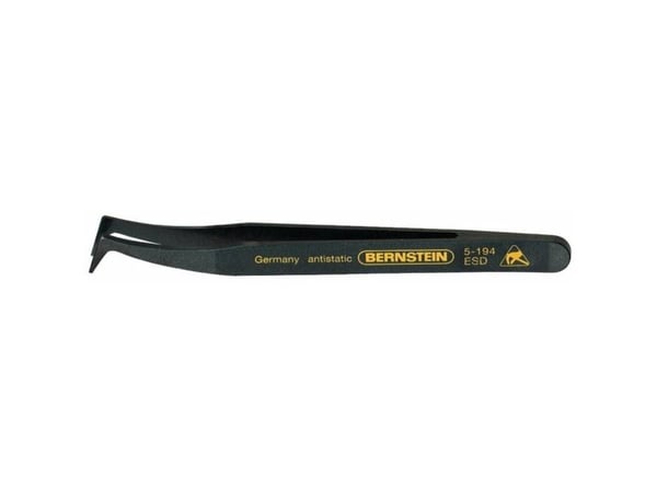 Bernstein 5-194, Plast, Svart, Flat, Bøyd, 5 g, 120 mm