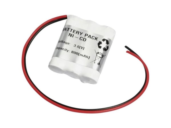 Emmerich 36AA800R hätäakun kaapeli 3,6 V 800 mAh
