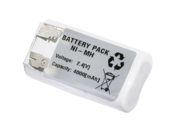 Emmerich 2443FA4000R nødlys-batteri U-loddefane 2,4 V 4000 mAh