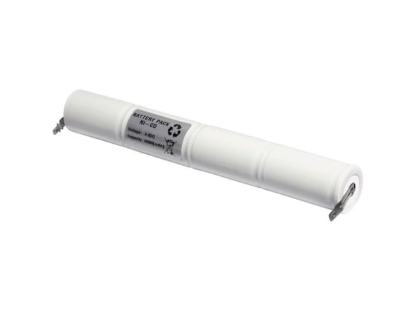 Emmerich 48D4000S nødlysbatteri U-loddefane 4,8 V 4000 mAh