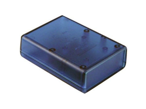 Hammond Electronics 1593DTBU Hånd-kaappi 114 x 36 x 25 ABS Blå (läpinäkyvä) 1 stk 1 stk
