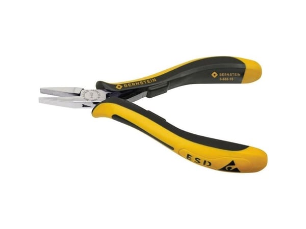 Bernstein 3-632-15, Ballkoblingstang, 1,85 cm, Stål, Plast, Svart, Gult, 12 cm