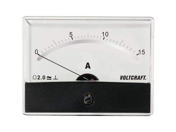 VOLTCRAFT AM-86X65/15A/DC måleinstrument for innbygging, dreiespole