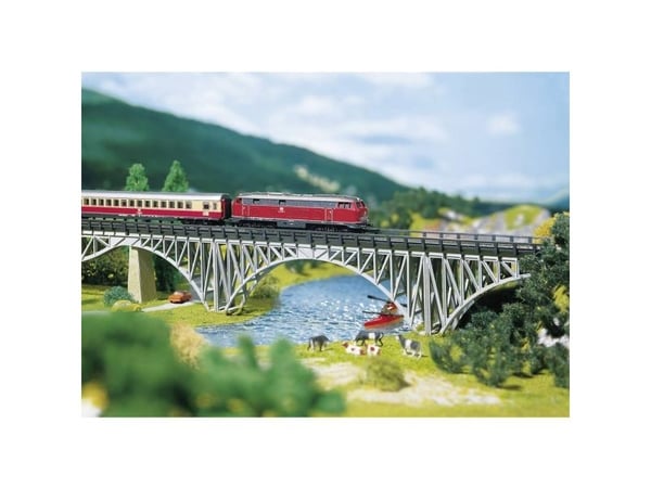 Faller 282915 Z stålbærebru 1-sporet universal (L x B x H) 220 x 25 x 47 mm