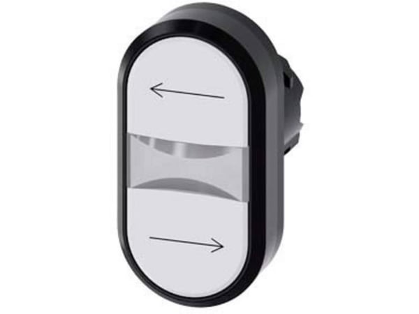 Siemens 3SU1000-3AB66-0AM0 Dubbel tryckknapp (B x H) 29,8 mm x 57,7 mm IP66, IP67, IP69/IP69K 1 st