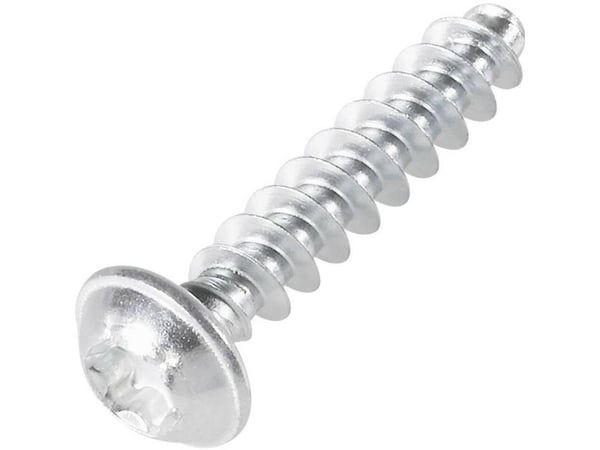 TOOLCRAFT 88202 Plastskrue 2.2 mm 6 mm T-profil Stål verzinkt 100 stk