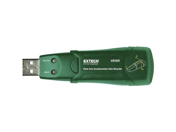 Extech VB300 nopeusmittari ±0,5 G
