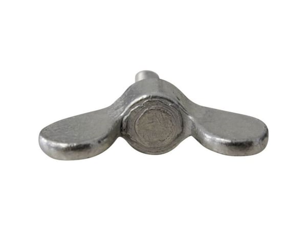 TOOLCRAFT vingeskrue M4 10 mm DIN 316 stål galvanisert 10 stk