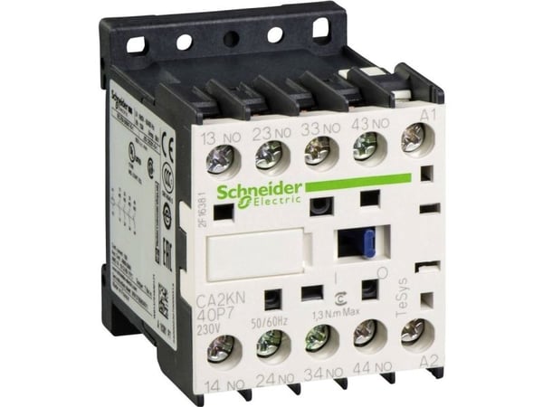 Schneider Electric CA2KN40P7, Musta, Valkoinen, 17 V, 58 x 45 x 57 mm, 180 g, -25 - 50 °C