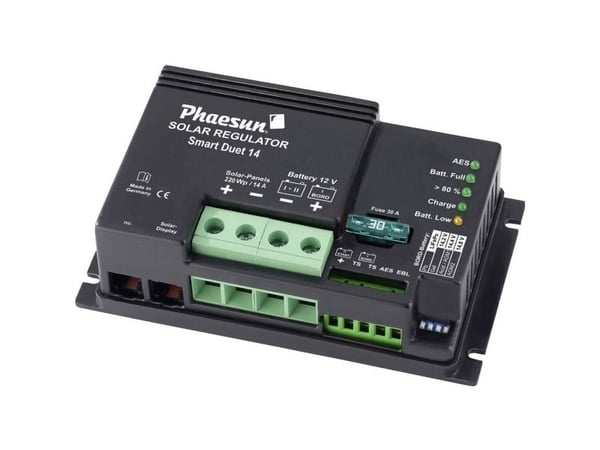 Phaesun Smart Duet 14 solcelleladeregulator serie 12 V 14 A