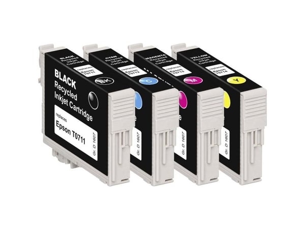 BASETech 1607,4005-126, Kompatibel, Svart, Cyan, Fiolblå, Gult, Epson, Multi pack, Stylus D 120, Stylus D 120 LAN, Stylus D 78, Stylus D 92, Stylus...