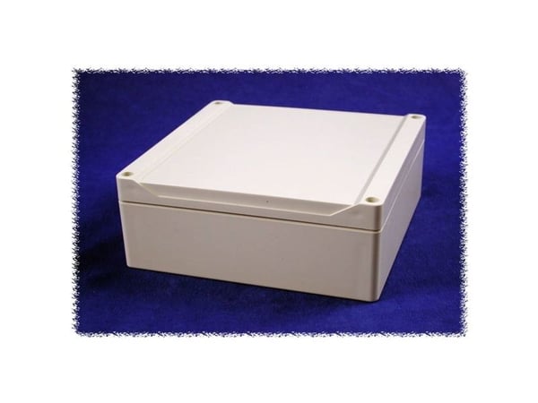 Hammond Electronics 1555R2GY universal-kapsling 160 x 160 x 60 polykarbonat grå 1 stk