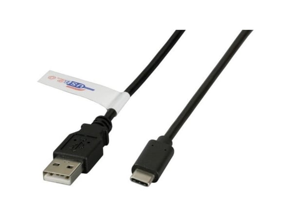EFB elektronikk K5258SW.0.5, 0.5 m, USB A, USB C, USB 2.0, 480 Mbit/s, sort