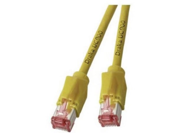 EFB Elektronik RJ45 S/FTP Cat6a, 20 m, Cat6a, SF/UTP (S-FTP), RJ-45, RJ-45, Gult