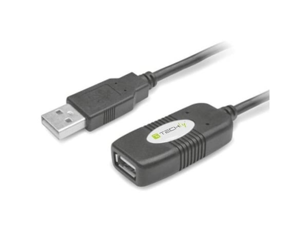 TECHly - USB-forlengelseskabel - USB (hunn) til USB (hann) - USB 2.0 - 10 m - aktiv