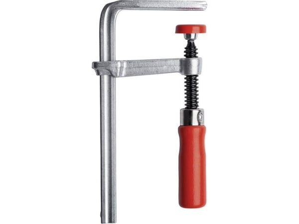 BESSEY bordklemme i helstål GTR16B6 sølv/rød 160/60 for føringsskinner