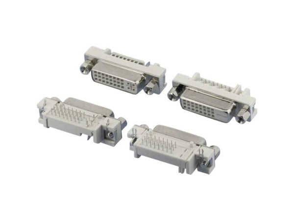 W & P Products 507-29-2-2-20 DVI-kontakt horisontal innbygging poltall: 29 sølv 1 stk