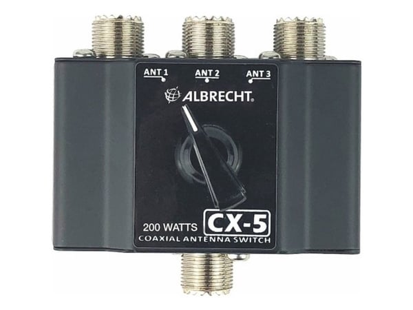 Albrecht antennväxlare CX-5 3-vägs antennkopplare 7402