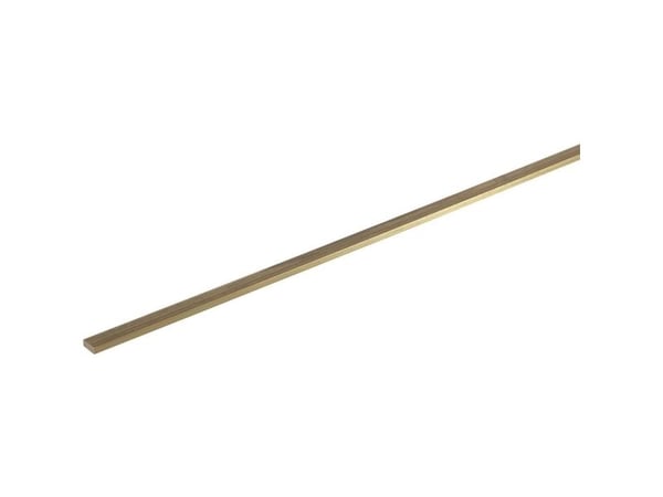 Messing Flat Profil (L x B x H) 500 x 3 x 2 mm 1 stk