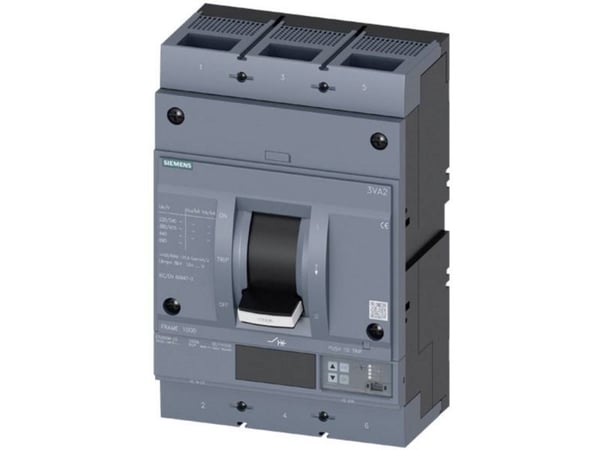 Siemens 3VA2580-5MP32-0AA0 -katkaisija, 1 kpl. Säätöalue (virta): 320–800 A Kytkentäjännite (maks.): 690 V/AC (L x K x S) 210 x 320 x 120 mm, IP40