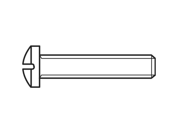 TOOLCRAFT linsehodeskruer M3 35 mm Philips DIN 7985 stål galvanisert 100 stk
