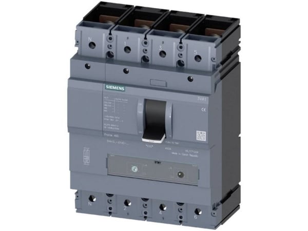 Siemens 3VA1332-5EF42-0AA0 -katkaisija, 1 kpl. Säätöalue (virta): 224–320 A Kytkentäjännite (maks.): 690 V/AC, 600 V/DC (L x K x S) 184 x 248 x 110...