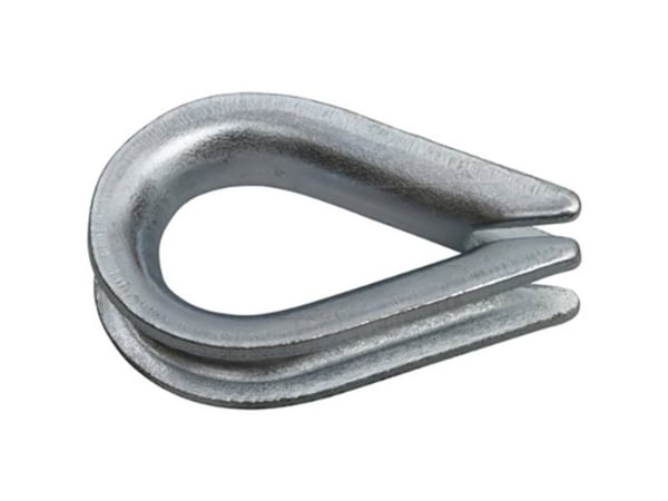 Stålwireklämma 9 mm galvaniserad 20 st