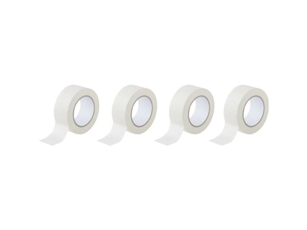 TOOLCRAFT 93038c191 crepebånd hvit 50 m x 50 mm 4 stk
