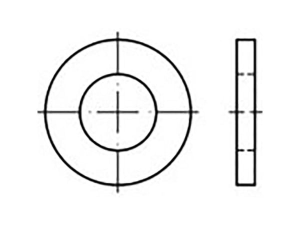 Mellomleggsskive 18 mm 30 mm stål 200 stk TOOLCRAFT TO-6865710