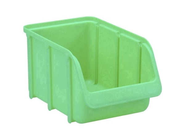 Hünersdorff 673400 oppbevaringskasser (B x H x T) 240 x 145 x 125 mm grønn (1 stk.)