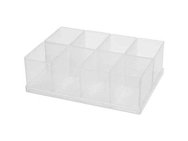 raaco Insert 80 8xBA8-1, Brett, Assorter 80, Boxxser 80, CarryLite 80, Gjennomsiktig, 220 mm, 160 mm, 69 mm