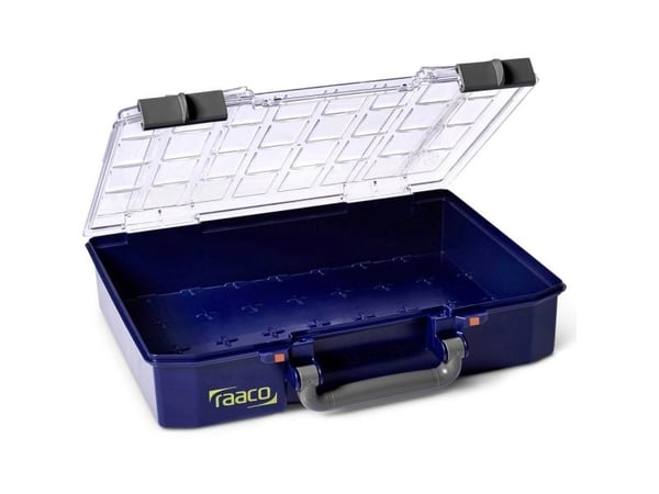 raaco CarryLite 80 4x8-0, Blå, Polykarbonat (PC), Polypropylen (PP), 337 mm, 278 mm, 79 mm, 704 g