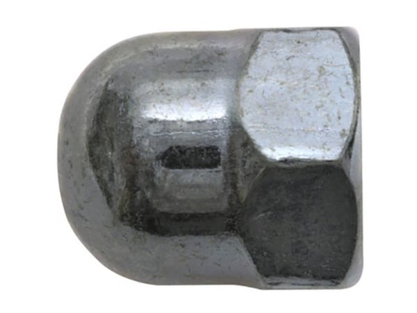 SWG 356425 hettemutter M4 DIN 1587 stål galvanisert 100 stk
