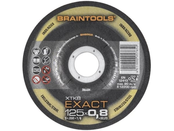 Rhodius XTK 8 kappeskive rett 125 mm 22.23 mm 1 stk
