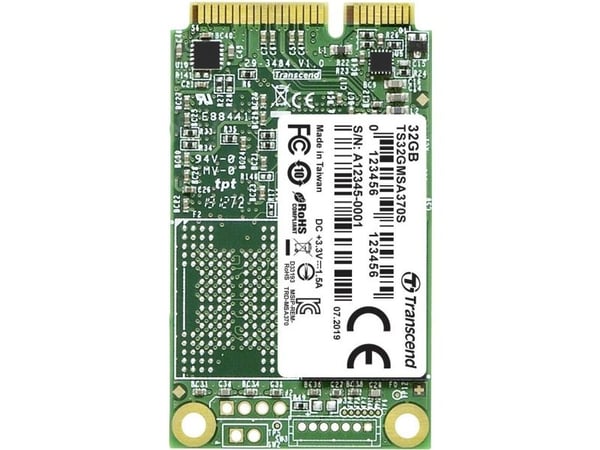 Transcend TS32GMSA370S, 32 GB, mSATA, 280 MB/s, 6 Gbit/s