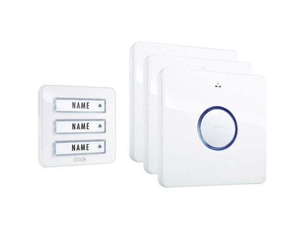 m-e modern-electronics 41097 trådløs ringeklokke komplett sett (41097)