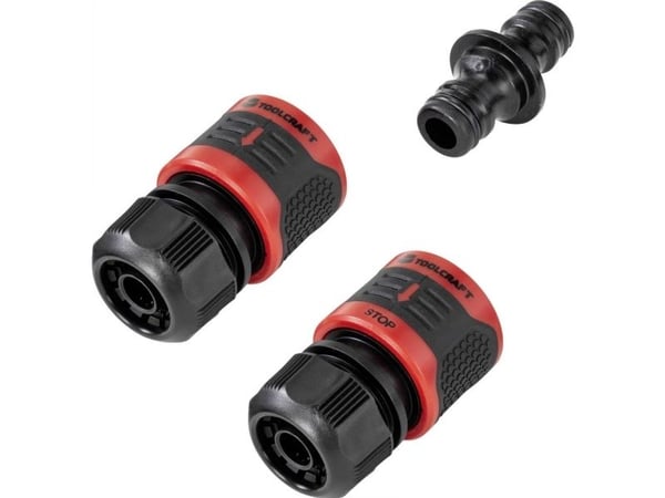 TOOLCRAFT 2302357 Muovinen letkuelementti, Ø 13 mm (1/2), Push-in-liitin