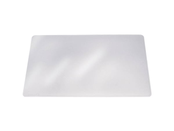 Skrivunderlag, 50 x 65 cm, icke-reflekterande klar PVC-plast