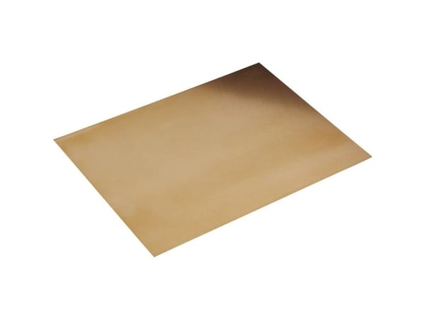 Fosforbronseplate (L x B) 200 x 150 mm 0,4 mm 1 stk