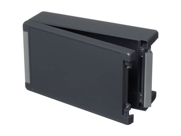 Bopla BA 281709 F-7024 00126334 Industrikabinet 299 x 173 x 90 Alumiini Grafitgrå (RAL 7024) 1 stk