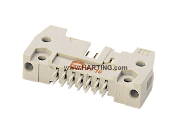 HARTING SEK hannkontakt, samlet polantall 60, 2 rekker 1 stk